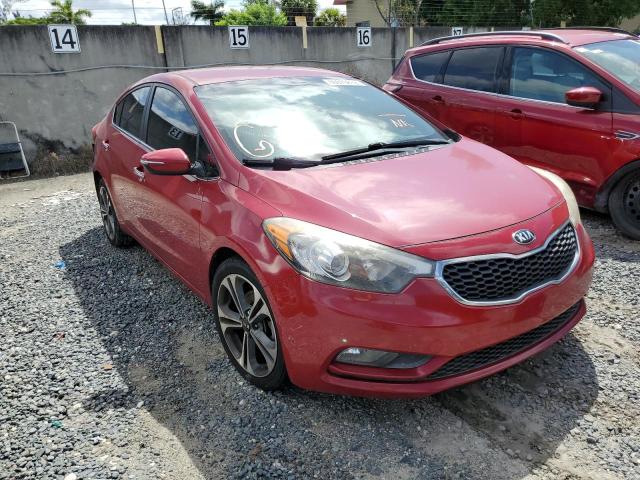 KIA FORTE EX 2015 with VIN KNAFX4A82F5308197 - Photo from auction