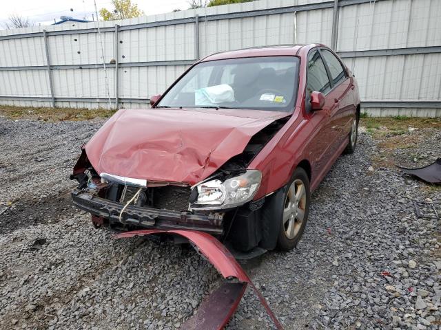 Photo 2 from auction – 2008 KIA SPECTRA EX with VIN KNAFE122385018696