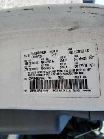 Photo 10 from auction – 2003 DODGE RAM 1500 S with VIN 1D7HA16N23J575441
