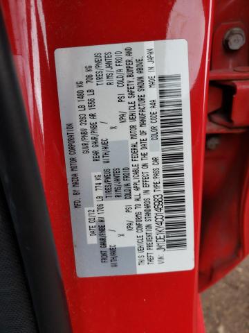 Photo 10 from auction – 2012 MAZDA MAZDA2 with VIN JM1DE1KY4C0146983