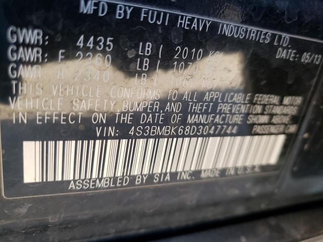 Foto 10 de la subasta – 2013 SUBARU LEGACY 2.5 con VIN 4S3BMBK68D3047744