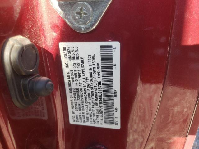 Photo 10 from auction – 2008 HONDA ELEMENT LX with VIN 5J6YH18348L016786
