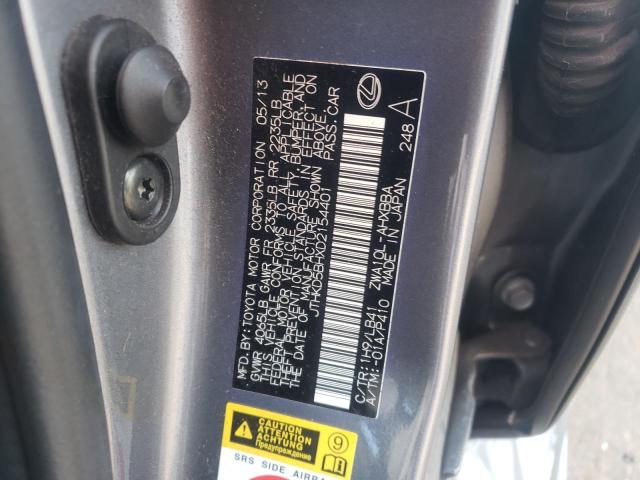 Photo 10 from auction – 2013 LEXUS CT 200 with VIN JTHKD5BHXD2154401
