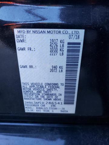 Photo 10 from auction – 2018 NISSAN ALTIMA 2.5 with VIN 1N4AL3AP5JC286541