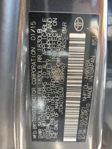 Photo 10 from auction – 2015 TOYOTA PRIUS C with VIN JTDKDTB34F1089967