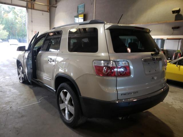 Photo 3 from auction – 2010 GMC ACADIA SLT with VIN 1GKLRMED3AJ145149
