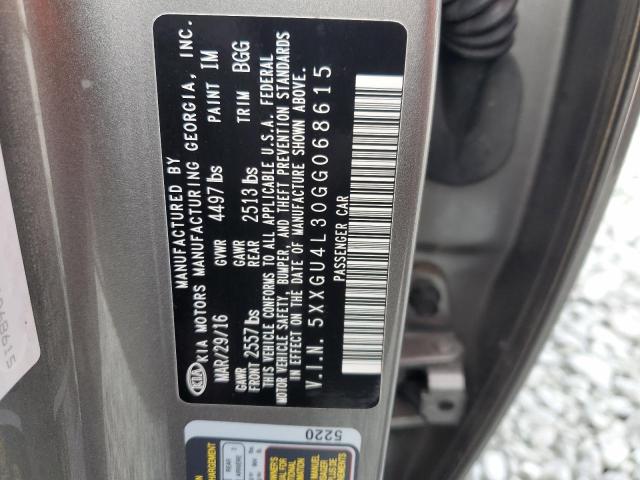 Photo 10 from auction – 2016 KIA OPTIMA EX with VIN 5XXGU4L30GG068615