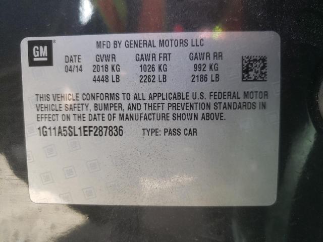Photo 10 from auction – 2014 CHEVROLET MALIBU LS with VIN 1G11A5SL1EF287836