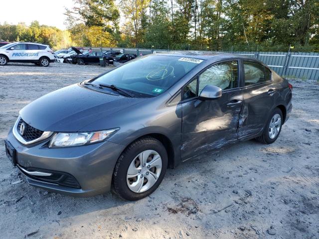Photo 2 from auction – 2013 HONDA CIVIC LX with VIN 2HGFB2F55DH553670