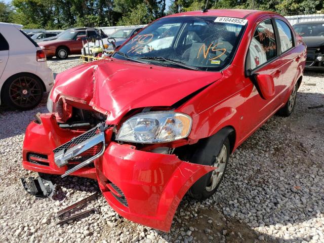 Photo 2 from auction – 2009 CHEVROLET AVEO LS with VIN KL1TD56E79B601576