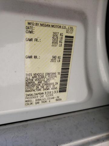 Photo 10 from auction – 2017 NISSAN ALTIMA 2.5 with VIN 1N4AL3AP6HN338533