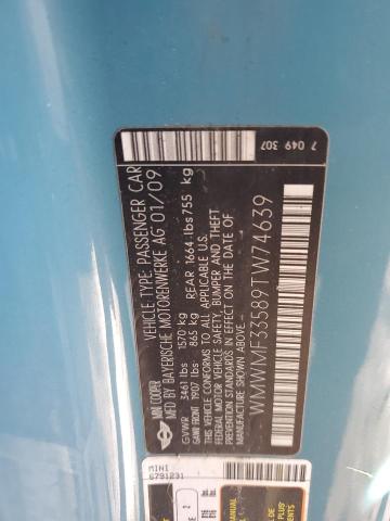 Photo 10 from auction – 2009 MINI COOPER with VIN WMWMF33589TW74639