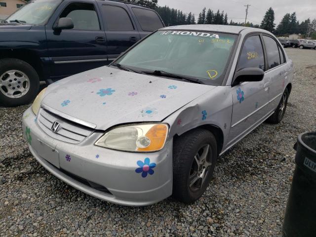 Photo 2 from auction – 2002 HONDA CIVIC LX with VIN 1HGES16542L078048