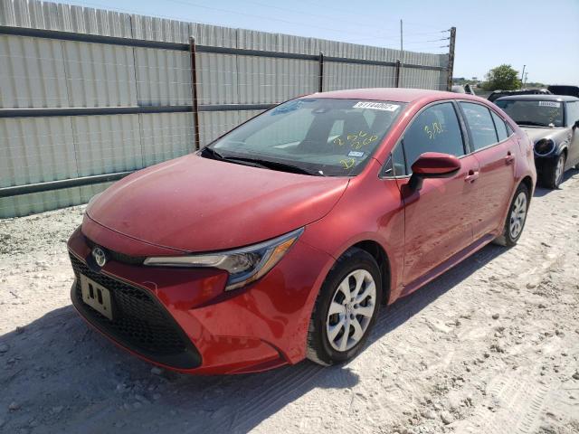 Photo 2 from auction – 2021 TOYOTA COROLLA LE with VIN 5YFEPMAE5MP256200