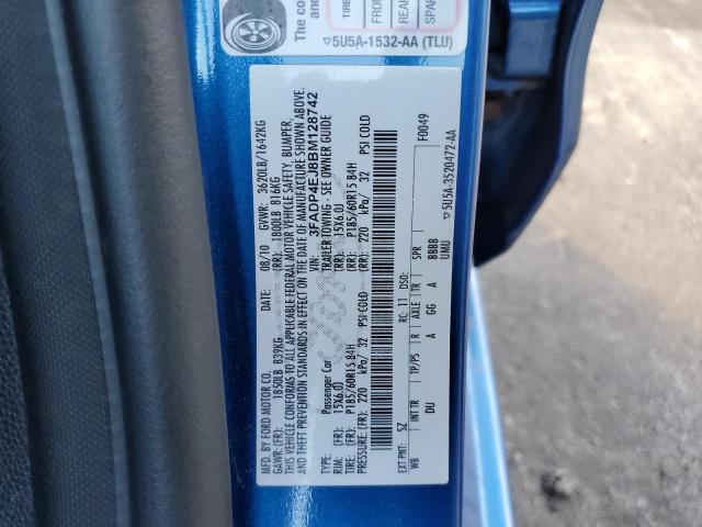 Photo 10 from auction – 2011 FORD FIESTA SE with VIN 3FADP4EJ8BM128742