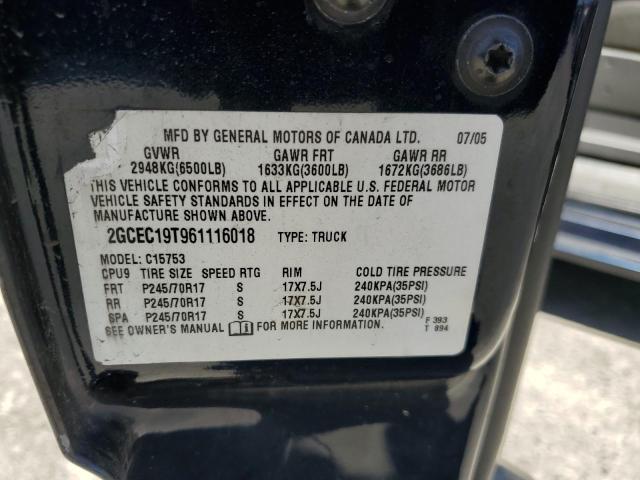 Photo 10 from auction – 2006 CHEVROLET SILVERADO with VIN 2GCEC19T961116018