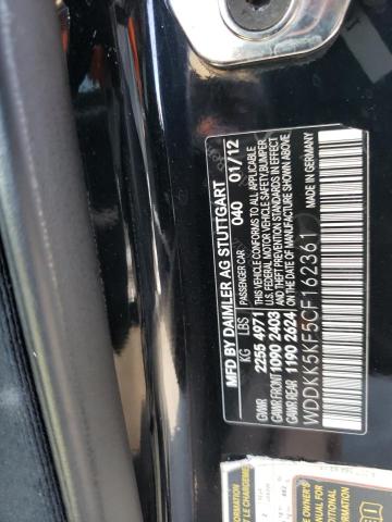 Photo 10 from auction – 2012 MERCEDES-BENZ E 350 with VIN WDDKK5KF5CF162361