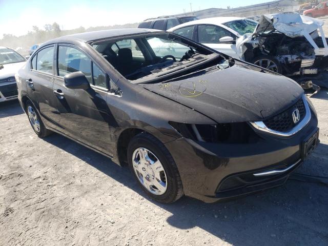 HONDA CIVIC LX 2013 with VIN 2HGFB2F51DH576816 - Photo from auction