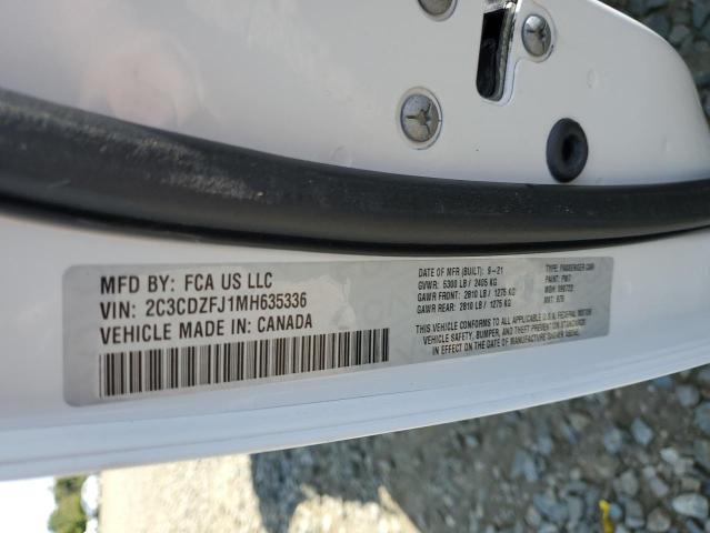 Photo 10 from auction – 2021 DODGE CHALLENGER with VIN 2C3CDZFJ1MH635336