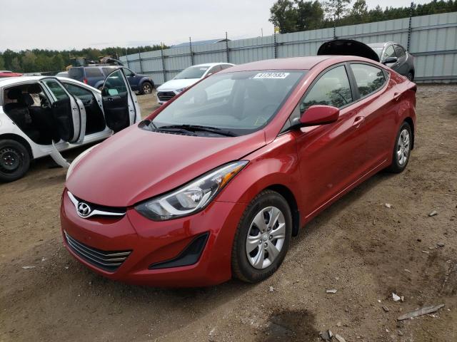 Photo 2 from auction – 2016 HYUNDAI ELANTRA SE with VIN KMHDH4AE7GU650289