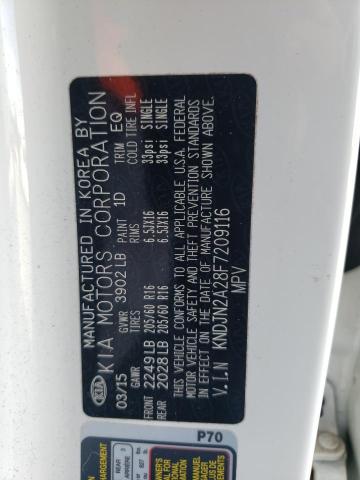 Photo 10 from auction – 2015 KIA SOUL with VIN KNDJN2A28F7209116