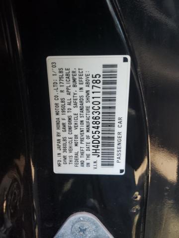 Photo 10 from auction – 2003 ACURA RSX with VIN JH4DC54863C011785