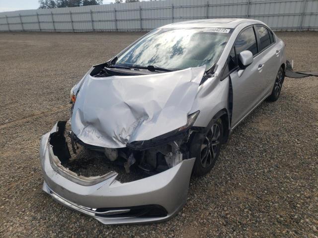 Photo 2 from auction – 2013 HONDA CIVIC EX with VIN 19XFB2F85DE278161