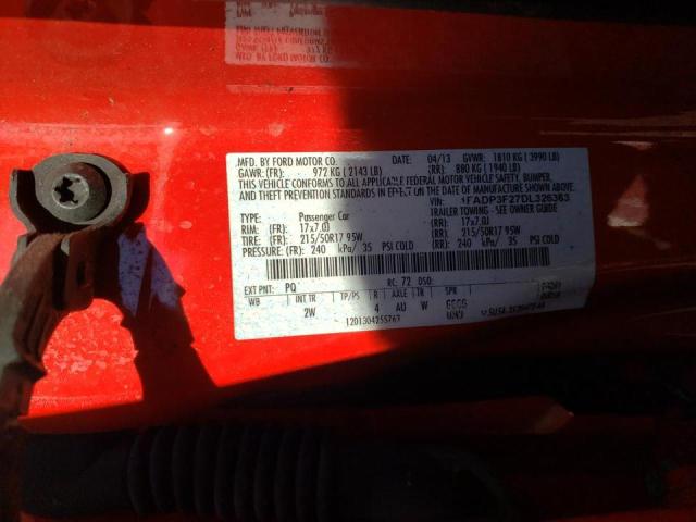 Photo 10 from auction – 2013 FORD FOCUS SE with VIN 1FADP3F27DL326363