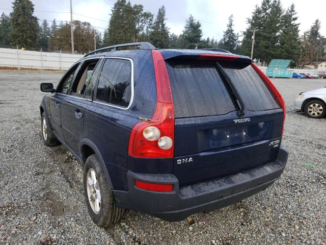 Photo 3 from auction – 2003 VOLVO XC90 with VIN YV1CZ59H931004114