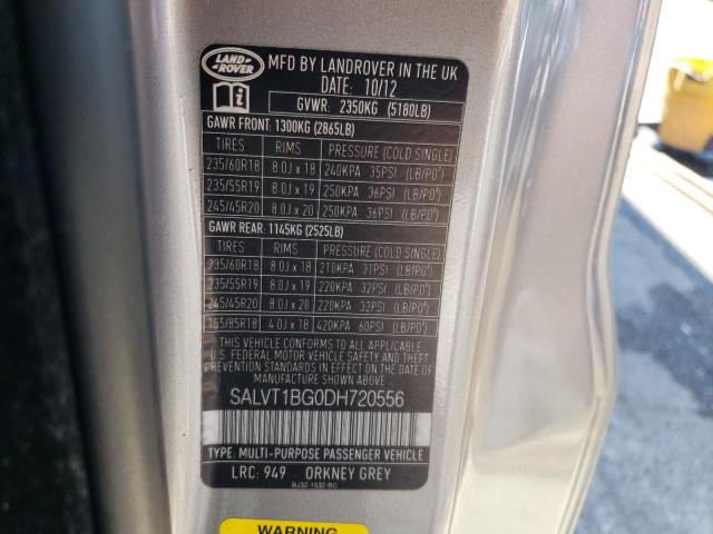Photo 10 from auction – 2013 LAND ROVER RANGE ROVE with VIN SALVT1BG0DH720556