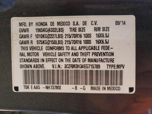 Photo 10 from auction – 2014 TOYOTA CRV with VIN 3CZRM3H34EG715789