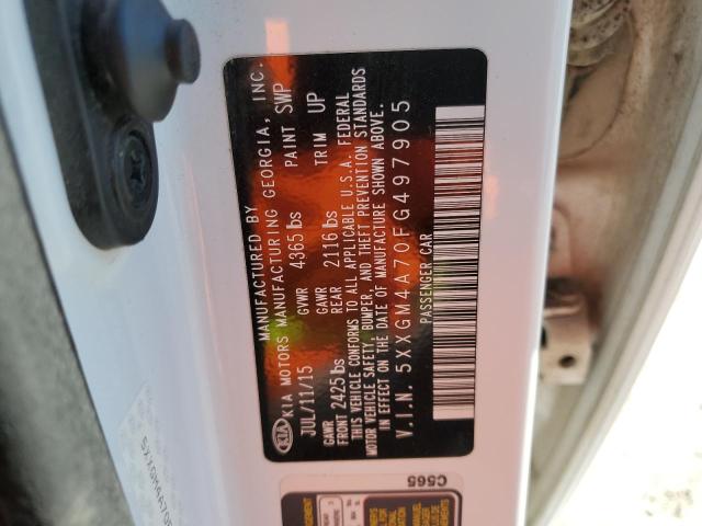 Photo 10 from auction – 2015 KIA OPTIMA LX with VIN 5XXGM4A70FG497905