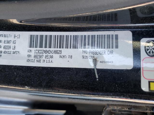 Photo 10 from auction – 2014 DODGE AVENGER SE with VIN 1C3CDZABXEN108629