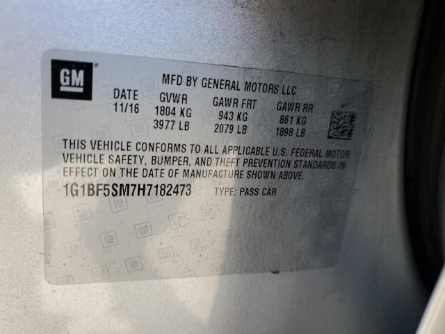 Photo 10 from auction – 2017 CHEVROLET CRUZE PREM with VIN 1G1BF5SM7H7182473