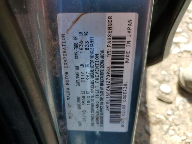 Photo 10 from auction – 2010 MAZDA 3 I with VIN JM1BL1SF6A1270983
