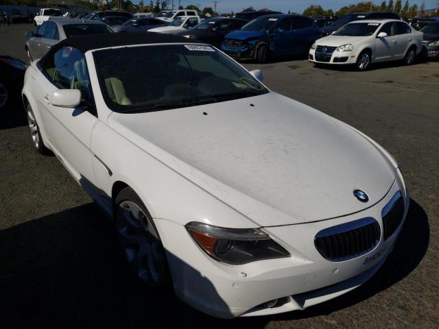 BMW 650 I 2007 with VIN WBAEK13507CN82331 - Photo from auction