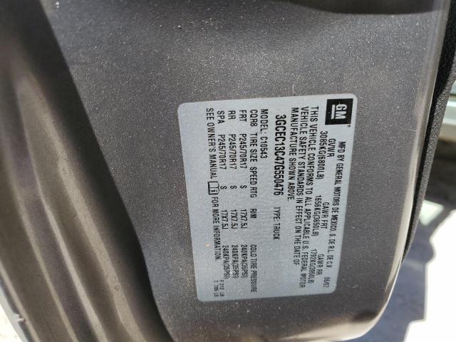 Photo 10 from auction – 2007 CHEVROLET SILVERADO with VIN 3GCEC13C47G550476