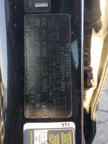 Photo 10 from auction – 2014 KIA FORTE EX with VIN KNAFX4A88E5205476