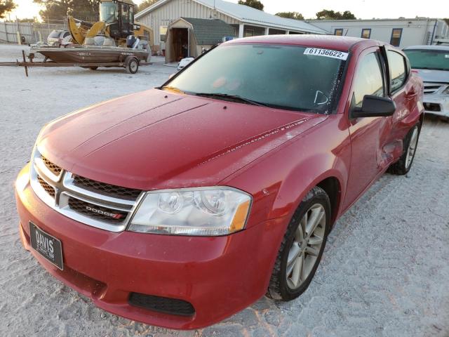 Photo 2 from auction – 2013 DODGE AVENGER SE with VIN 1C3CDZAG4DN552843