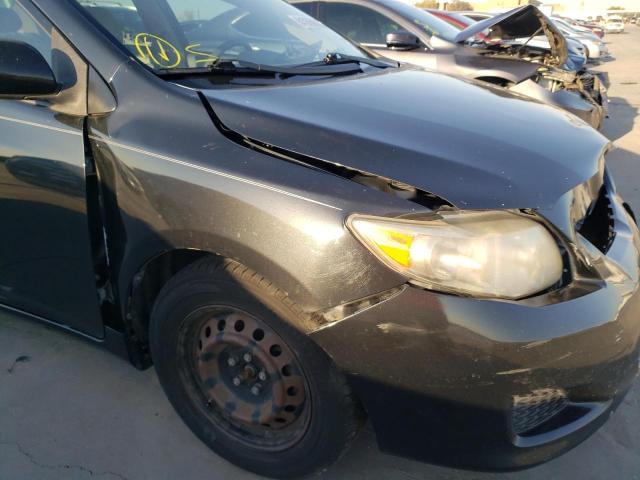 Photo 9 from auction – 2009 TOYOTA COROLLA BA with VIN 1NXBU40E99Z124639
