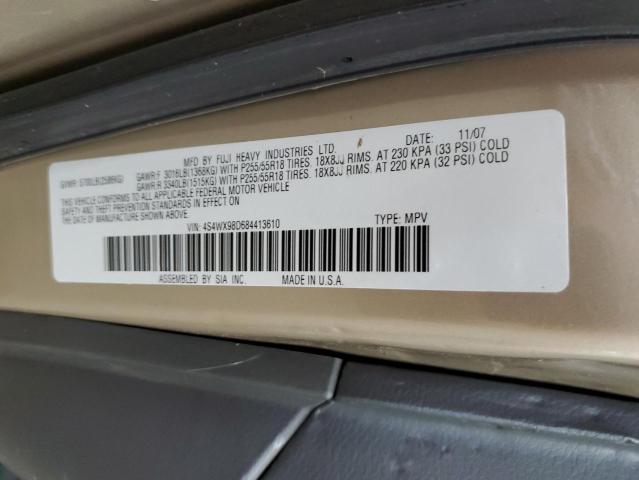 Photo 10 from auction – 2008 SUBARU TRIBECA LI with VIN 4S4WX98D684413610