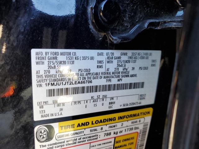 Photo 10 from auction – 2020 FORD EXPEDITION with VIN 1FMJU1JT2LEA66706