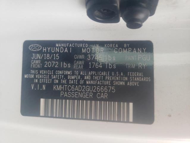 Photo 10 from auction – 2016 HYUNDAI VELOSTER with VIN KMHTC6AD2GU266675