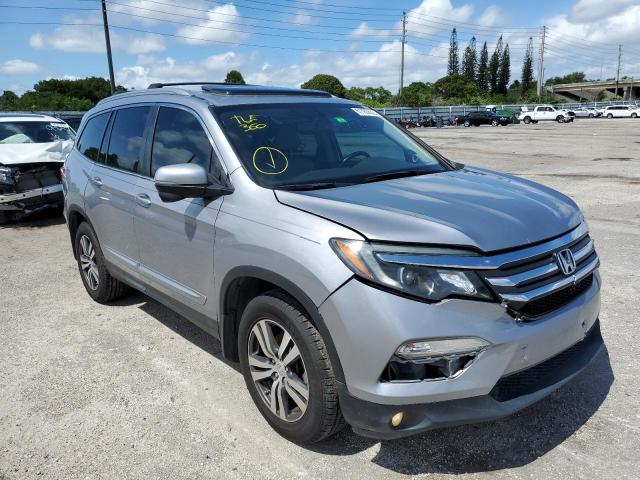 HONDA PILOT EXLN 2016 with VIN 5FNYF5H72GB007804 - Photo from auction