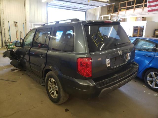 Photo 3 from auction – 2005 HONDA PILOT EXL with VIN 5FNYF18545B023815