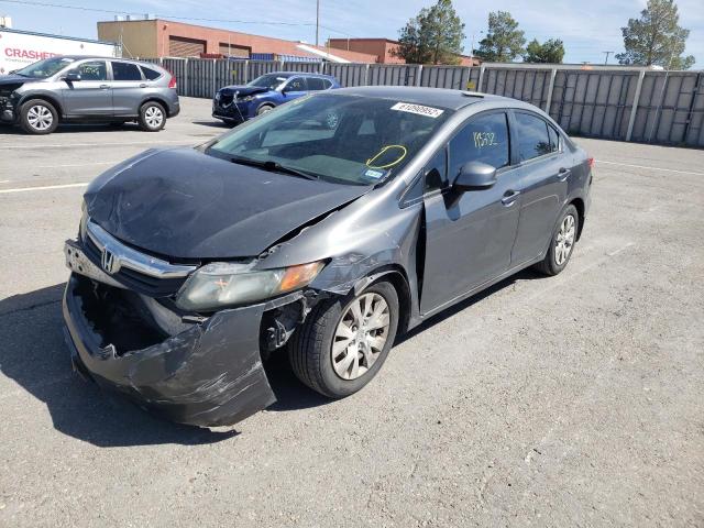 Photo 2 from auction – 2012 HONDA CIVIC LX with VIN 2HGFB2F53CH325178