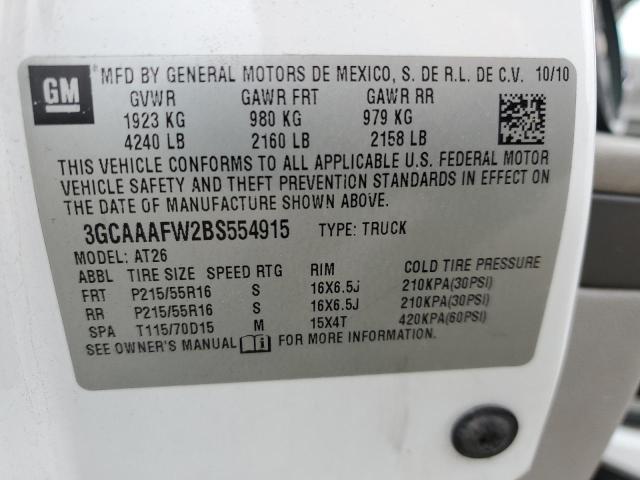 Photo 10 from auction – 2011 CHEVROLET HHR PANEL with VIN 3GCAAAFW2BS554915