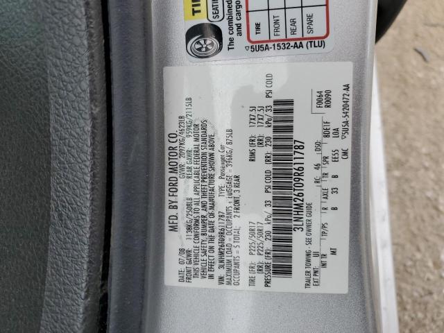 Photo 10 from auction – 2009 LINCOLN MKZ with VIN 3LNHM26T09R611787