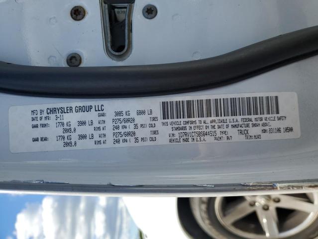 Photo 10 from auction – 2011 DODGE RAM 1500 with VIN 1D7RV1CT5BS644515