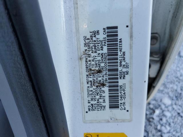 Photo 10 from auction – 2002 TOYOTA PRIUS with VIN JT2BK18U320065825